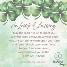 Load image into Gallery viewer, Shamrock Necklace - ‘Irish Blessing’
