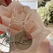 Load image into Gallery viewer, Love Earrings - ‘Love is Patient, Love is Kind’
